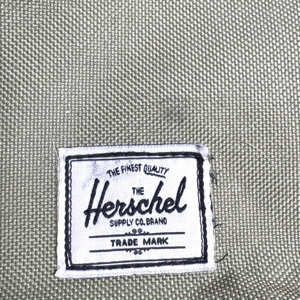 Herschel Supply Co Heritage Backpack Olive Green Mustard Yellow Colorblock Bag - Picture 9 of 9